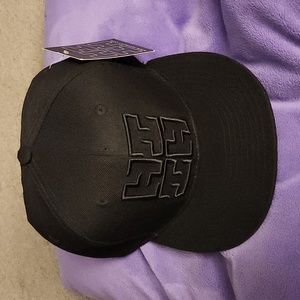 Hawaii Finest Black Logo Snapback Hat